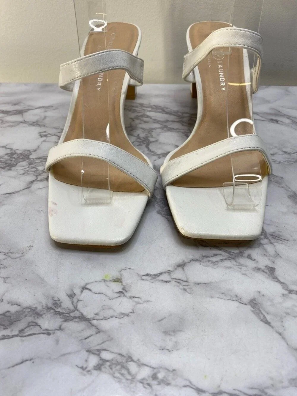 Chinese Laudry Women's Yanti Softy Kid Heeled Sandal SZ 9.5